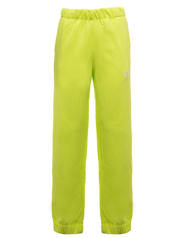 Software Isoli Green Organic Cotton Jogger With Logo Ganni Woman Polyester Trousers