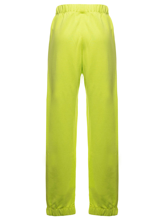 Software Isoli Green Organic Cotton Jogger With Logo Ganni Woman Polyester Trousers