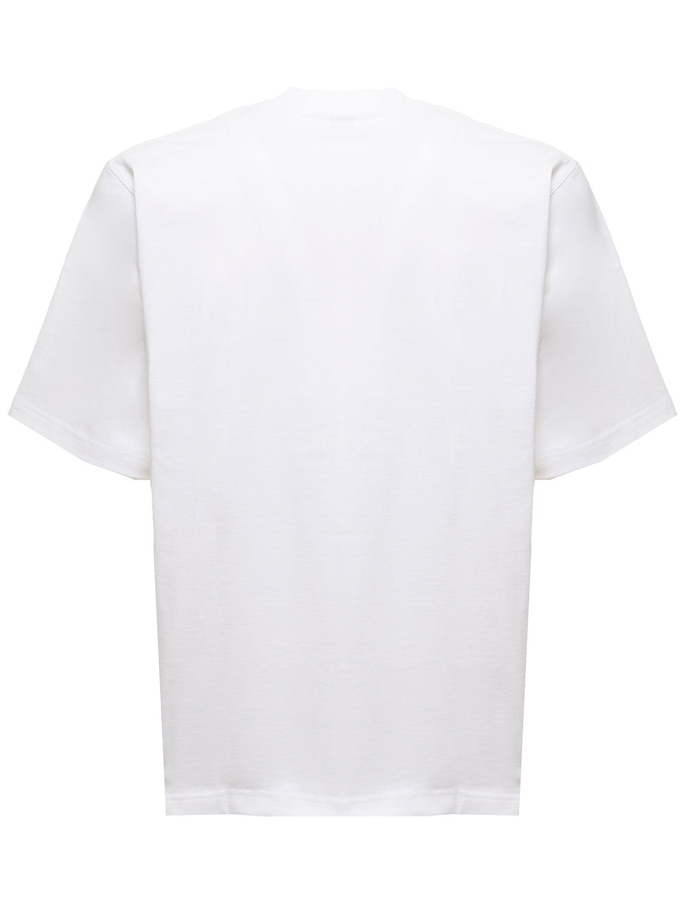 Le T-Shit Paisley White Cotton T-Shirt Jacquemus Man Tshirts And Polo Shirts