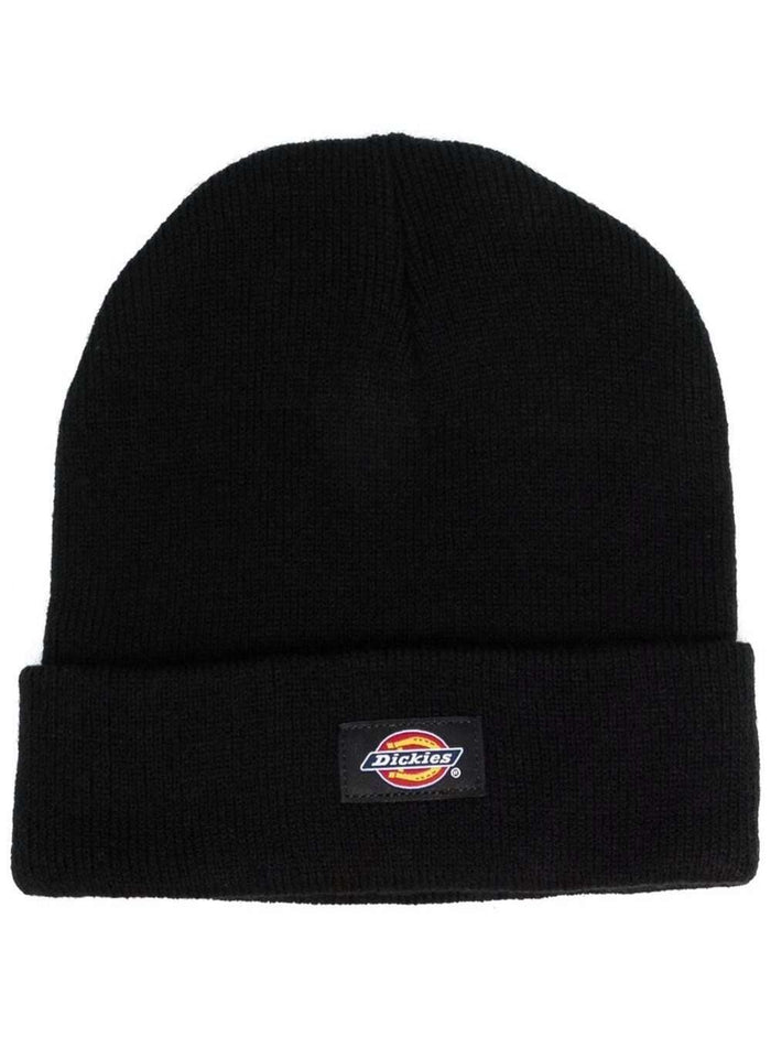 Gibsland Black Hat With Logo Dickies Man Acrylic And Gloves