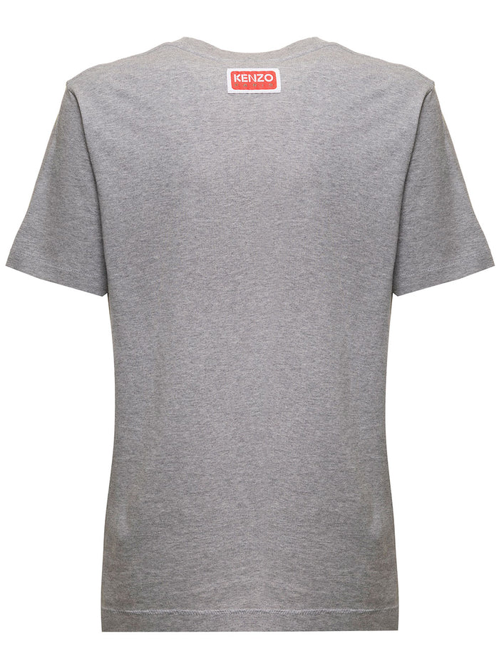 Grey Paris Loose T-Shirt Jersey Kenzo Woman Cotton Tshirts And Polo Shirts