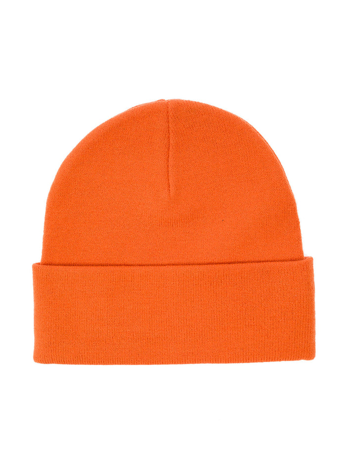 No Problemo Orange Beane Knit Aries Man Acrylic Hats And Gloves