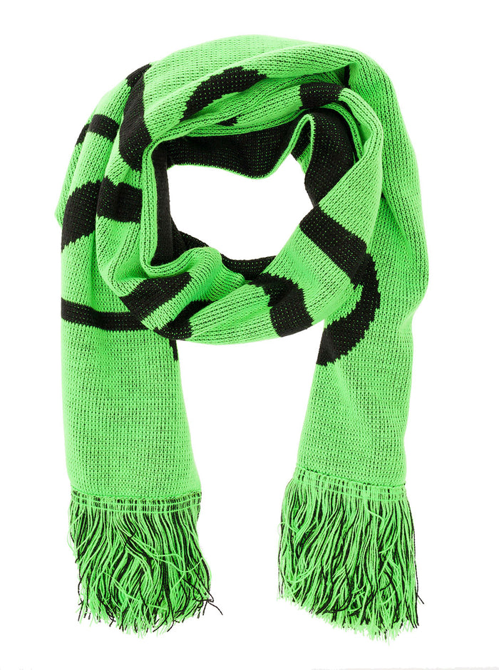 Fluo Green No Pronlemo Scarf Knit Aries Man Acrylic Scarfs And Foulards