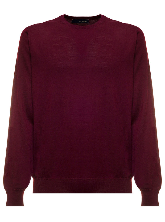 Bordeaux Sweater Wool Lardinii Man Red Jersey