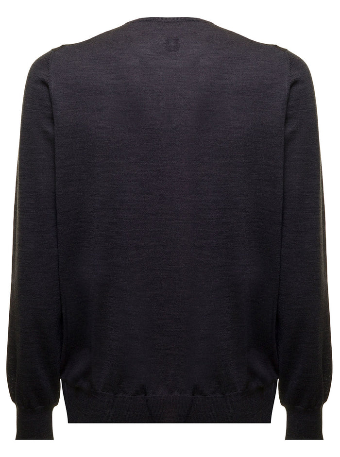 Grey Sweater Wool Lardinii Man Jersey