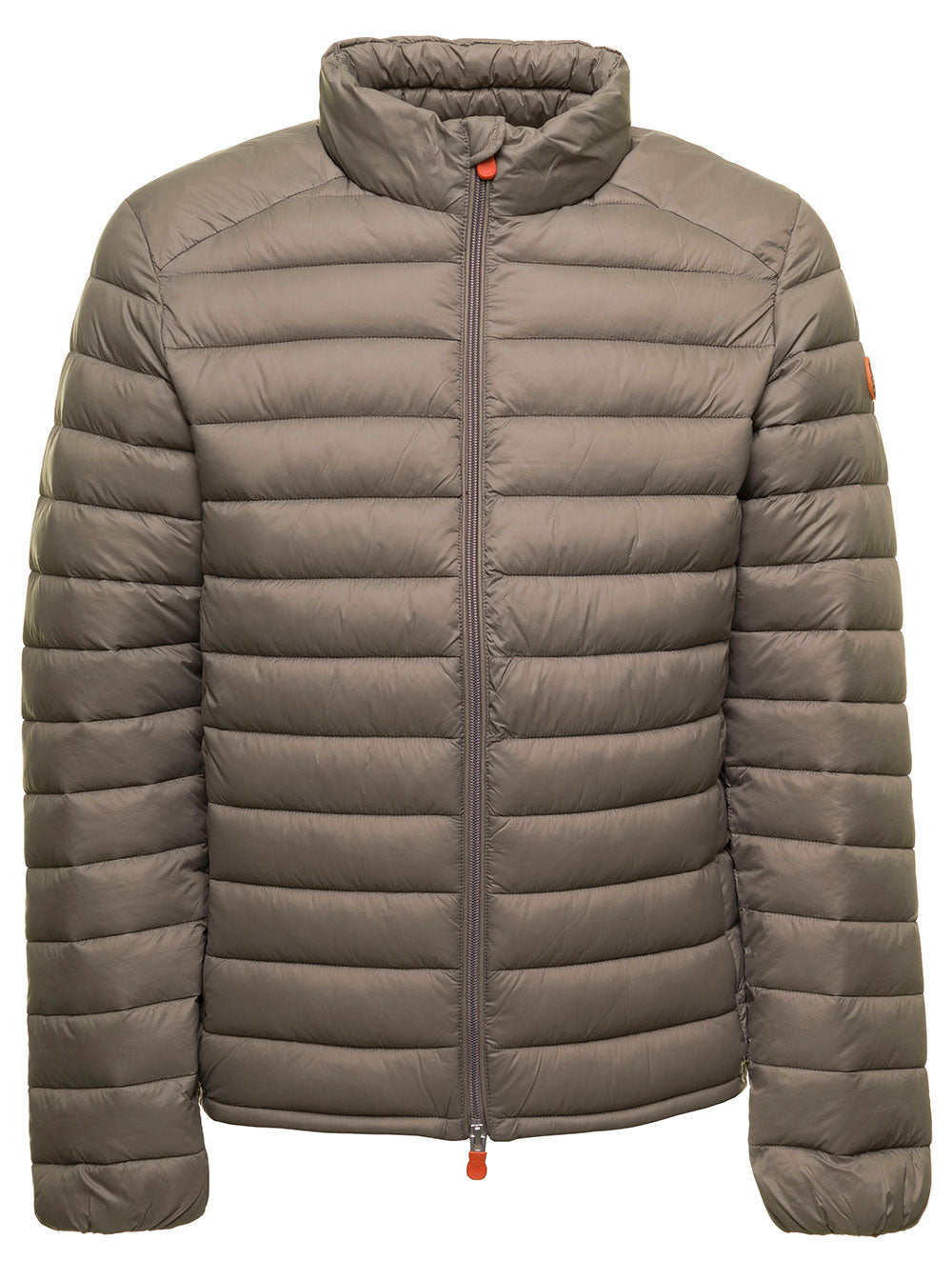 Green Alexander Ecological Down Jacket Quilted And Padded Tech Fabric Save The Duck Man Nylon