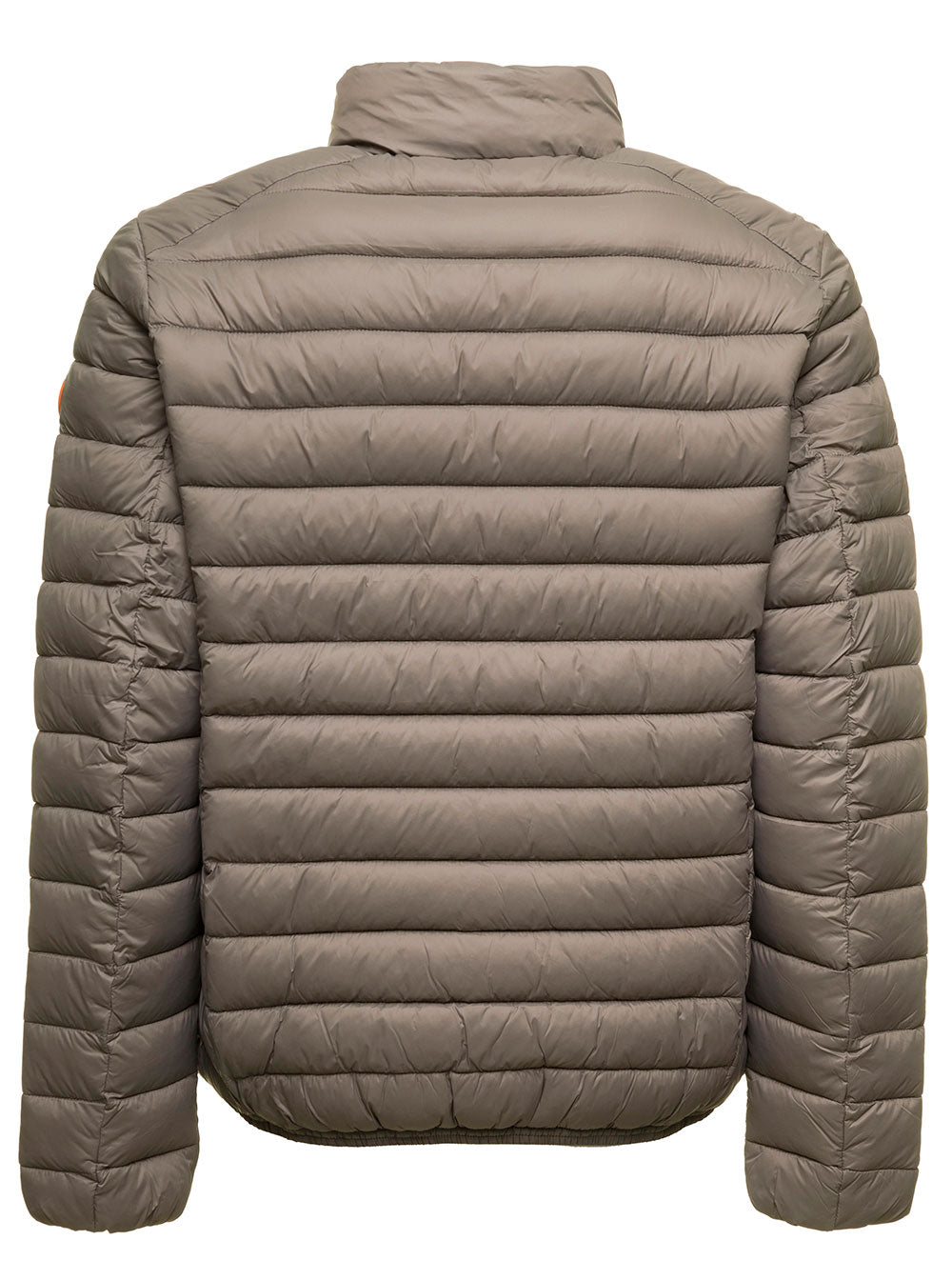 Green Alexander Ecological Down Jacket Quilted And Padded Tech Fabric Save The Duck Man Nylon
