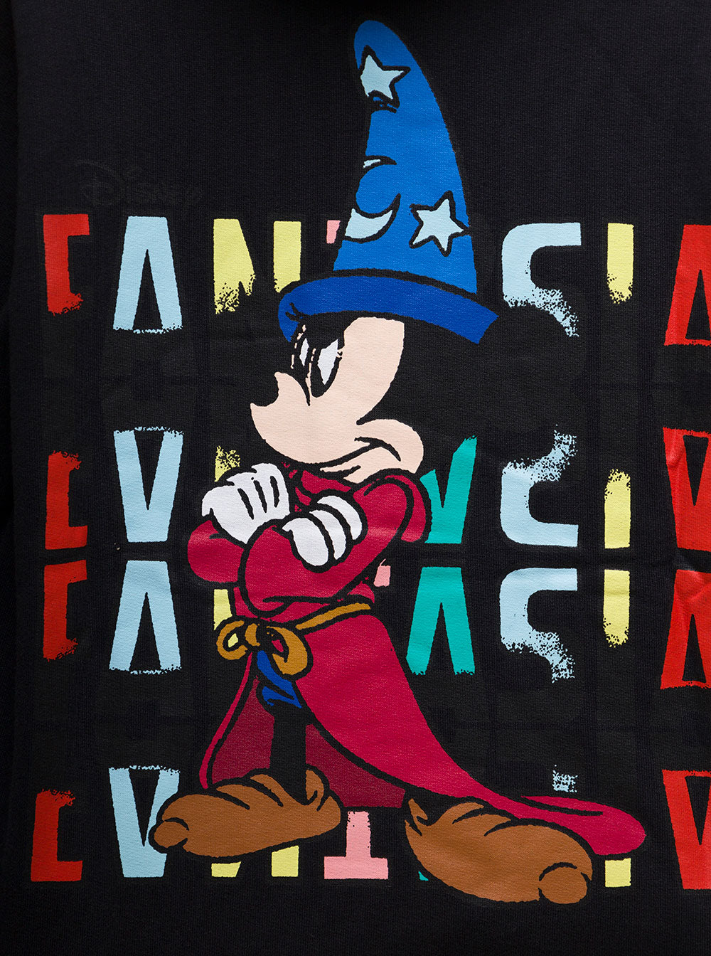Felpa Con Cappuccio Capsule Disney Fantasia Cotone Nero Stella Mccartney Kids Black Cotton Sweatshirts
