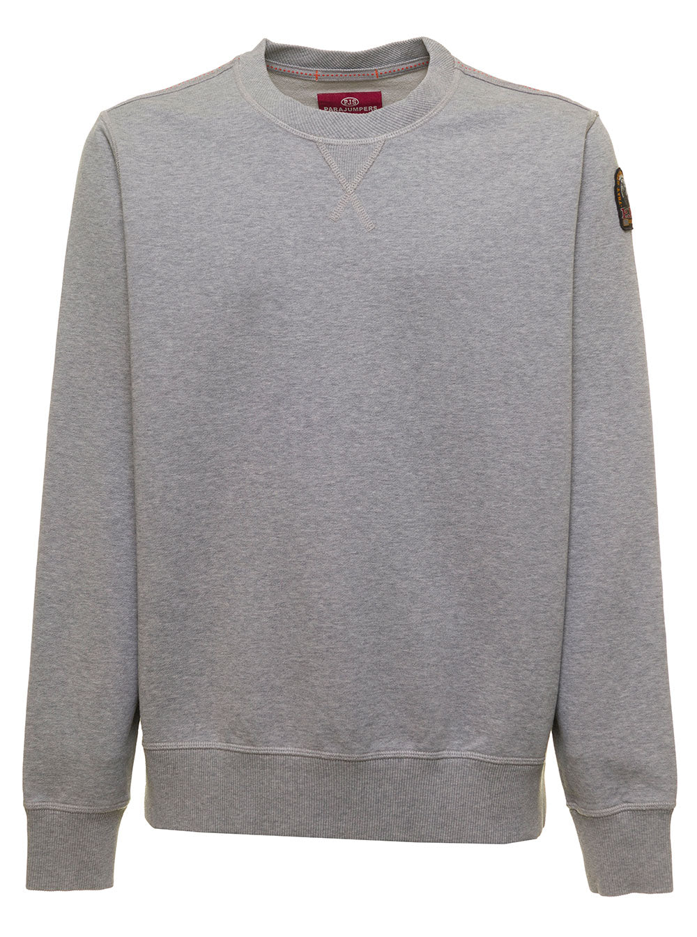 Grey Caleb Basic Sweatshirt Men Parajumpers Cotton Sweatshirts