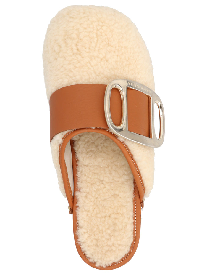 Jodie Clogs Leather Flat Shoes