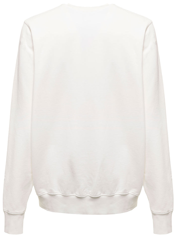 Casa Way Embroidered Sweatshirt Off-White Loopback - Organic Cotton Sweatshirts