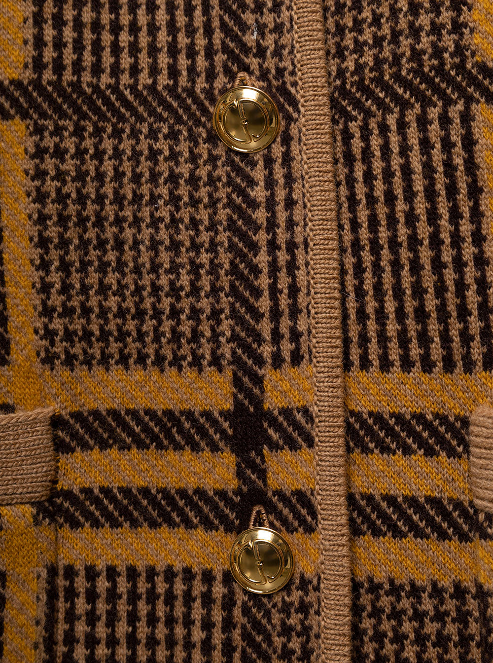 Reversible Cape Wool Multicolor Woman Gucci Brown Coat
