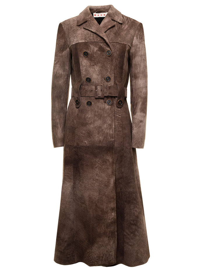 Cappotto Brown Lamb Outerwear