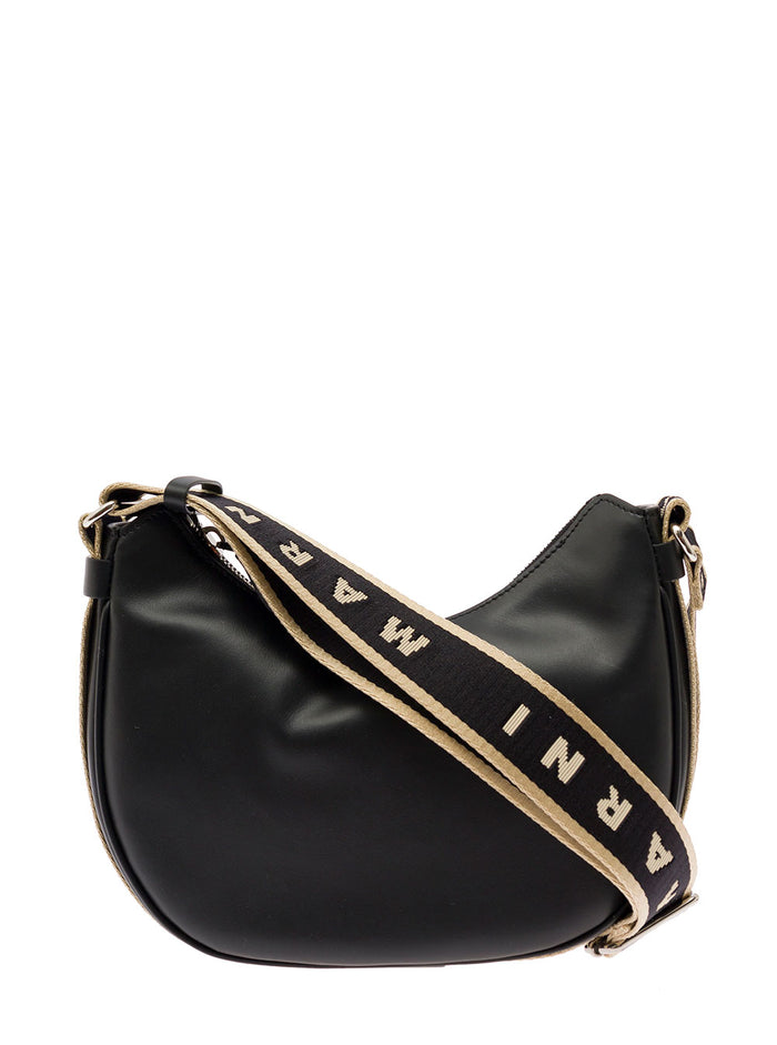 Bey Bag Small Black Calf Crossbody