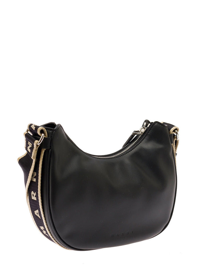 Bey Bag Small Black Calf Crossbody