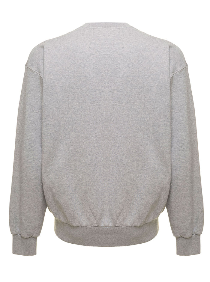 Felpa No Problemo Grey Cotton Sweatshirts