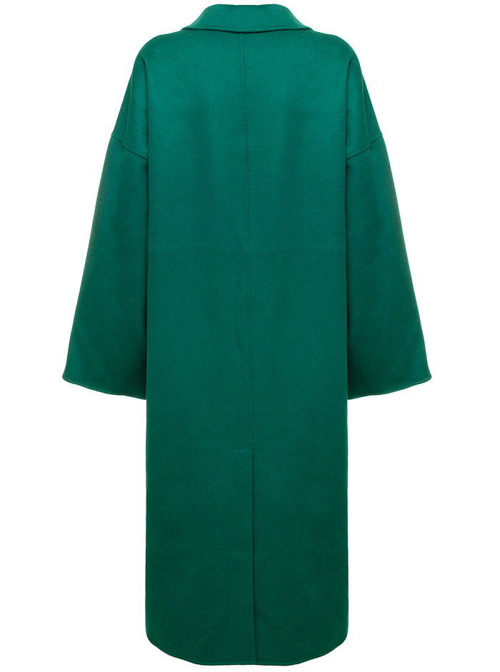 Double Wool Lucrezia Coat Green