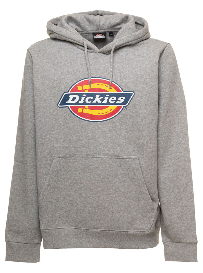 Icon Logo Hoodie Grey Melange Co Pl Sweatshirts