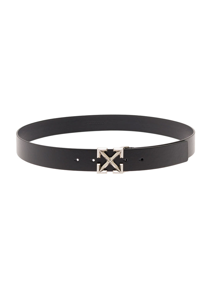 Classic Arrow Belt H35 Black Leather