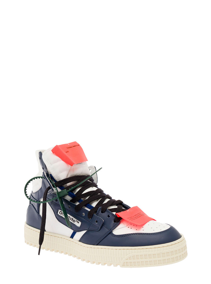 Multicolor Off-Court 3.0 High Sneakers Leather Man Off-White