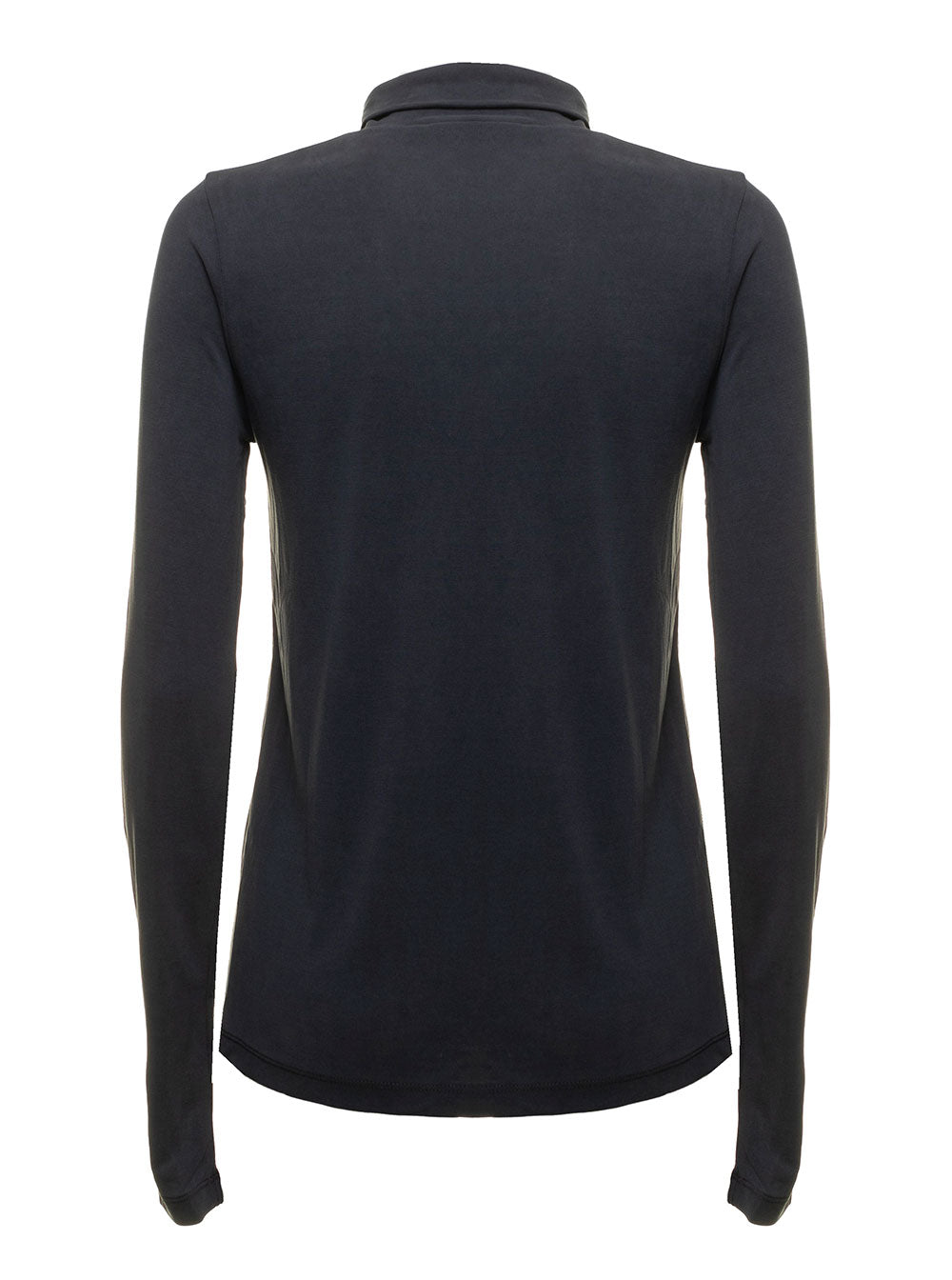 Idea High Neck Cotton Tshirt Black Modal Polyester Tshirts And Polo Shirts
