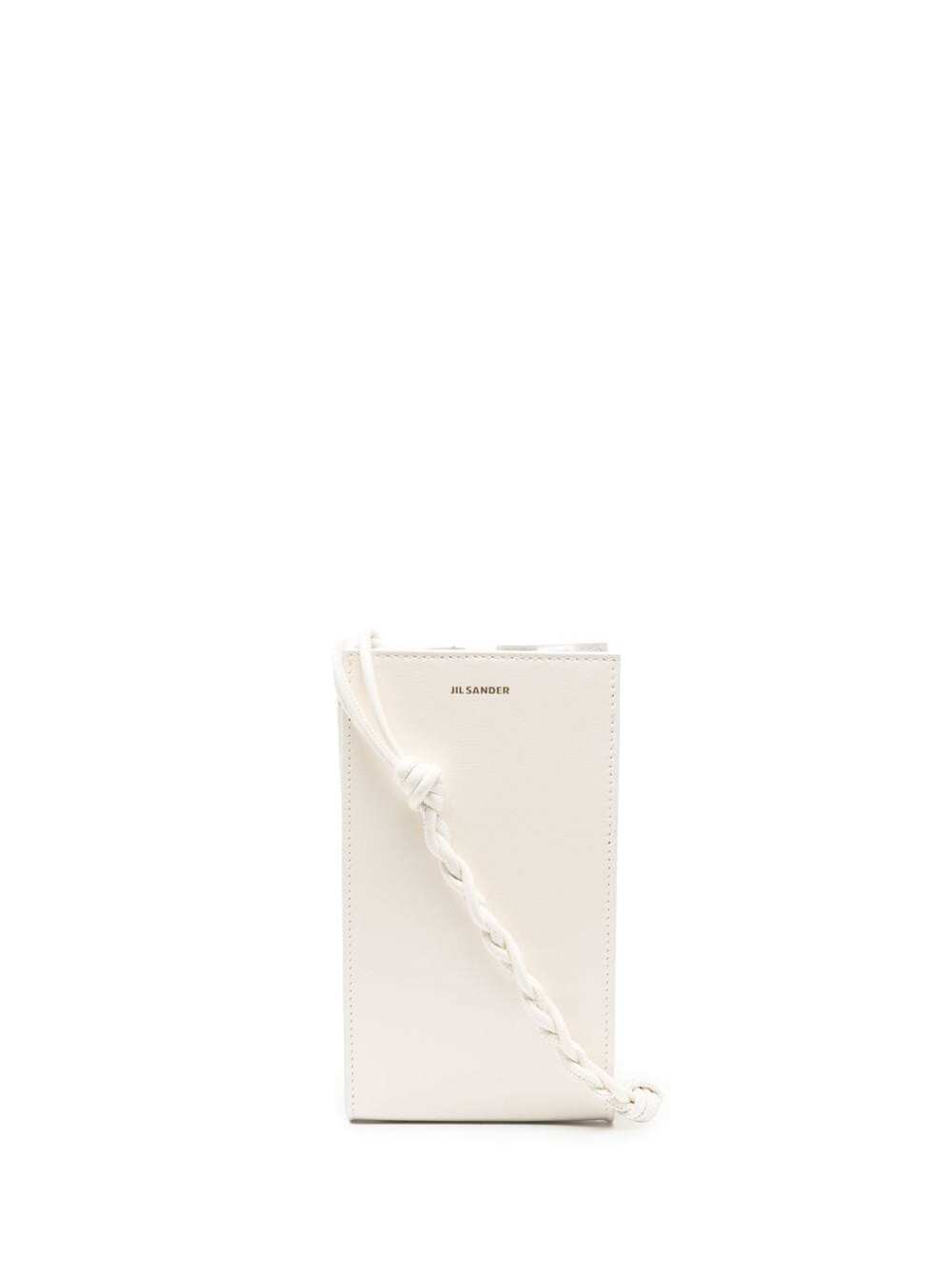 Tangle Phone Case White Calf Crossbody Bags