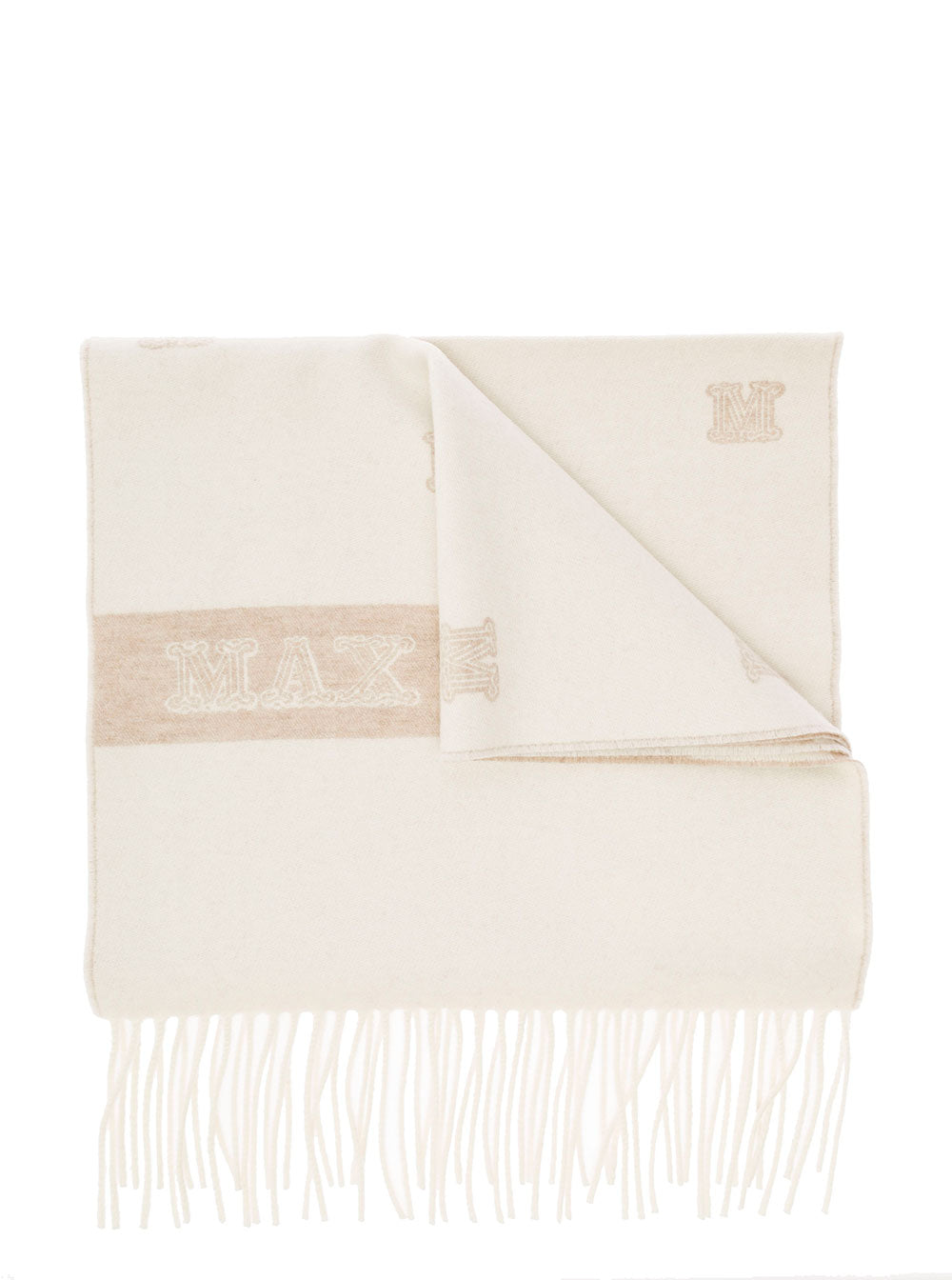 Stola Cachemire Beige Donna Max Mara Cashmere Scarfs And Foulards