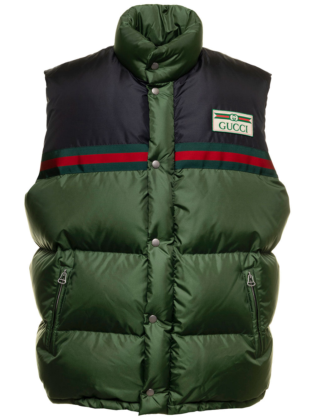 Spw Gilet Green Polyamide Blazers