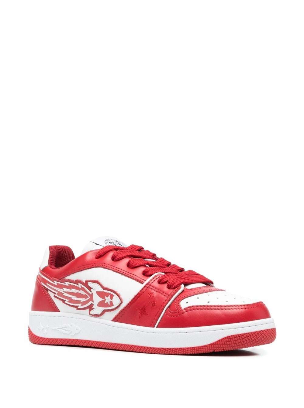 Enterprise Japan Rocket M - Low Sneaker Calf Red Bos Taurus
