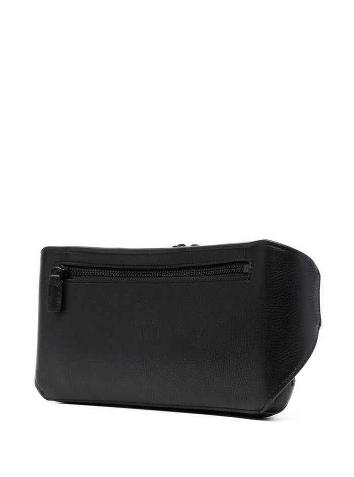 Belt Bag Black Cow Leather Crossbody
