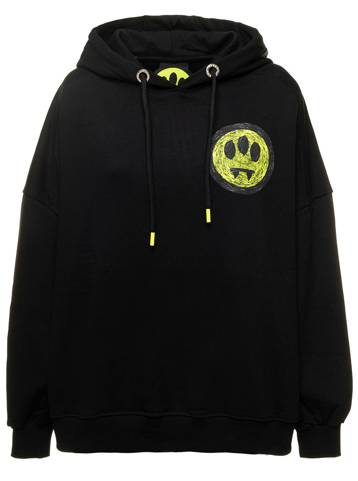 Hoodie Woman Black Cotton Sweatshirts