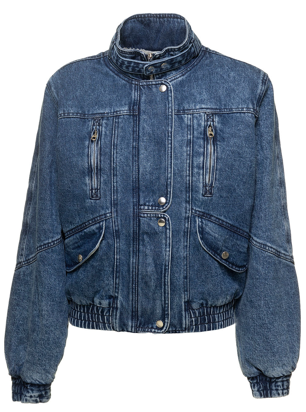 Vlasta Denim Jacket - Look18 Blu Cotton