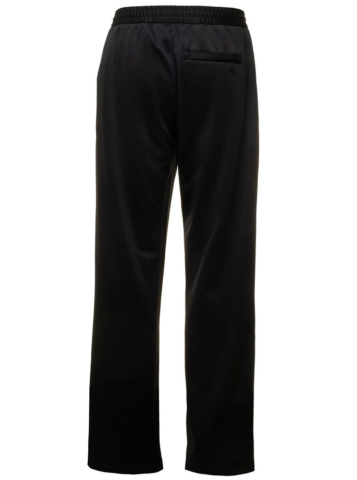 For All Slim Trackpant Black Polyamide Cotton Elastane Trousers