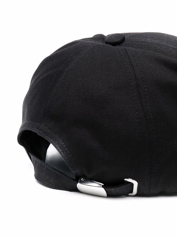 Balmain Cotton Cap Black Hats And Gloves