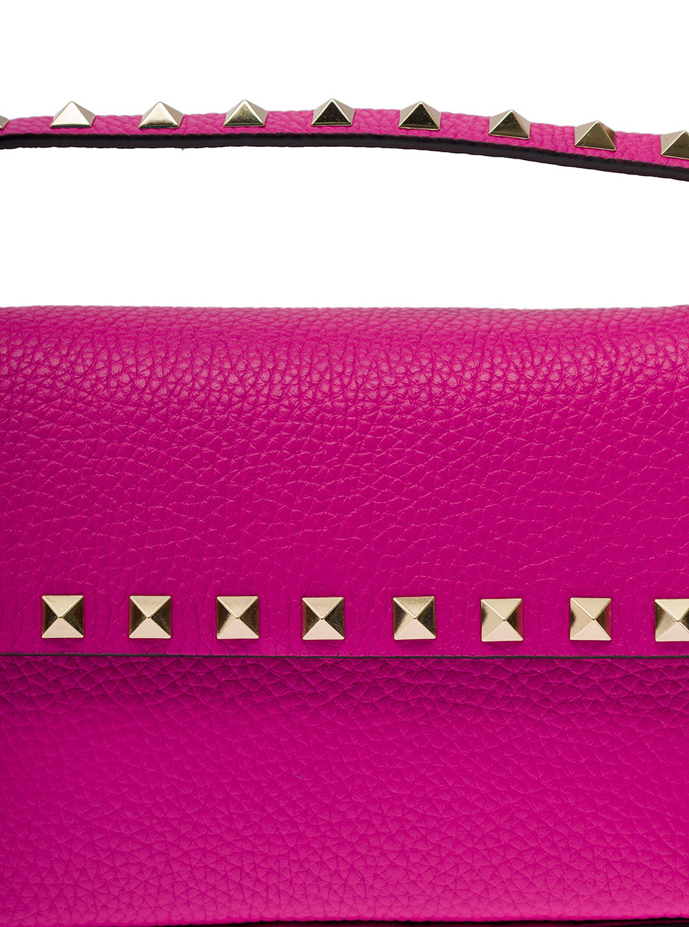 Pouch | Rockstud Vitello Stampa Alce Pink Calf Crossbody Bags