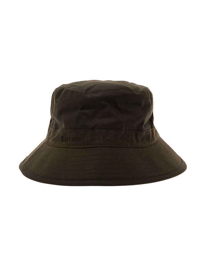 Military Green Bucket Hat Cotton Man Barbour Waxed And Gloves