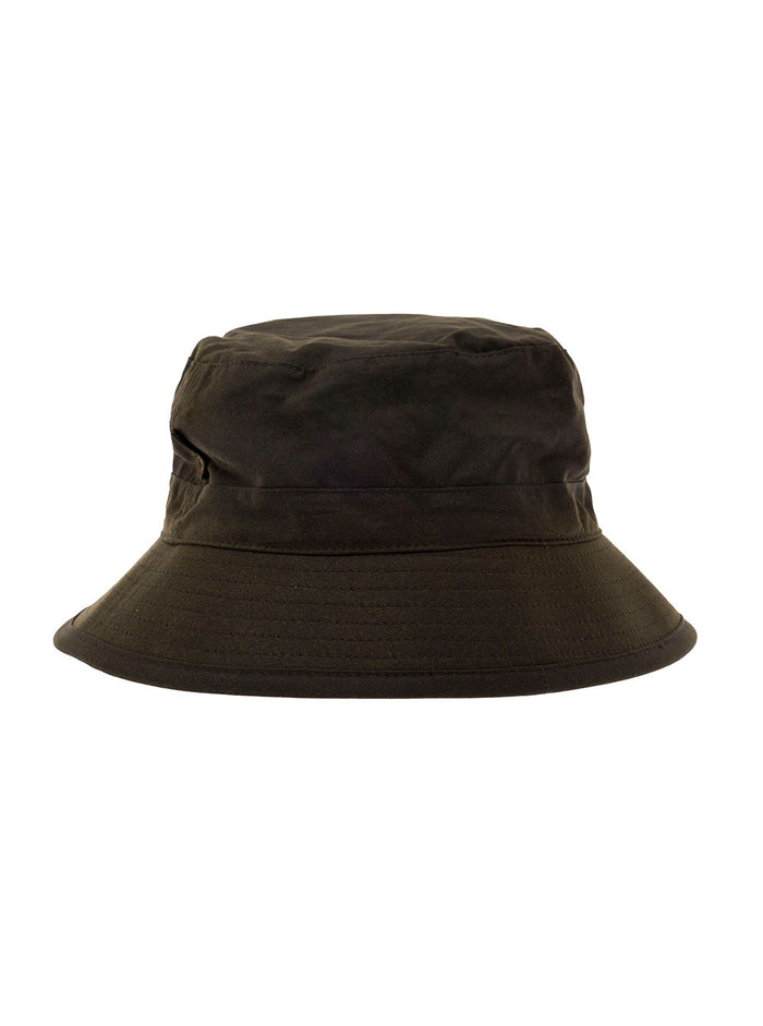 Military Green Bucket Hat Cotton Man Barbour Waxed And Gloves
