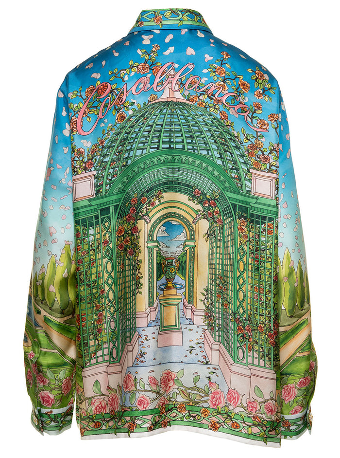 Lamour En Fleur Silk Shirts And Blouses