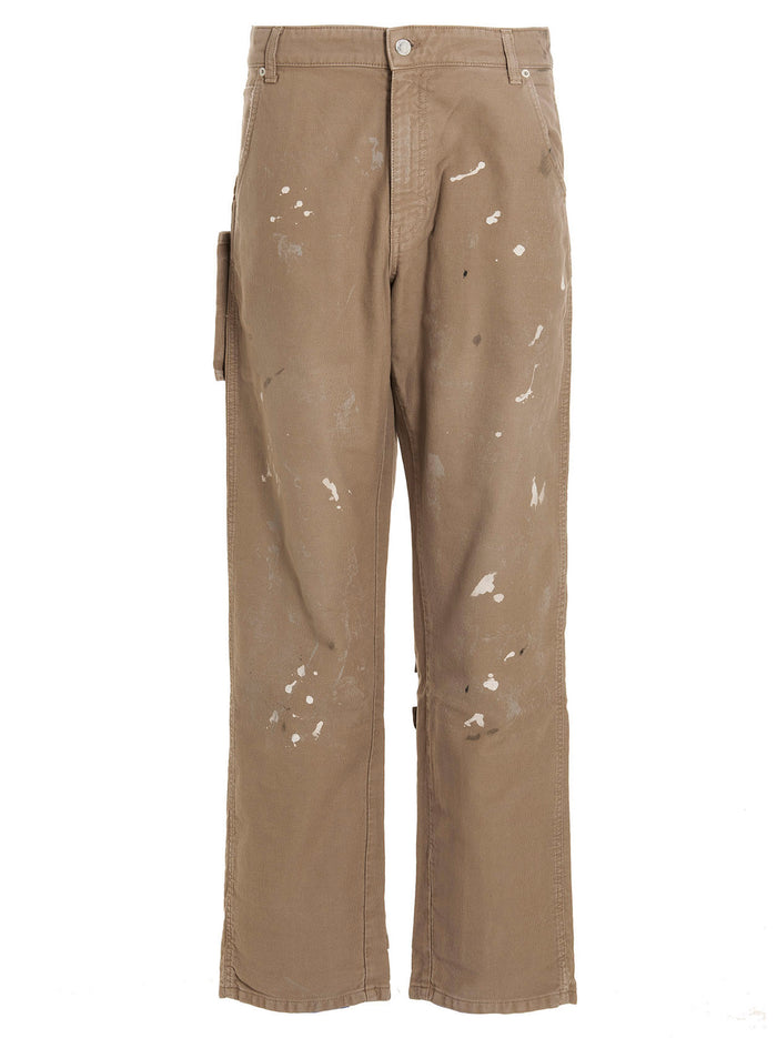 Indron Jeans Brown Cotton