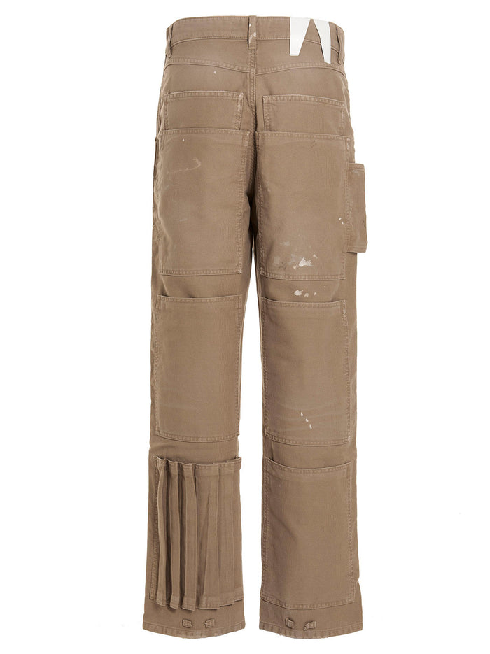 Indron Jeans Brown Cotton