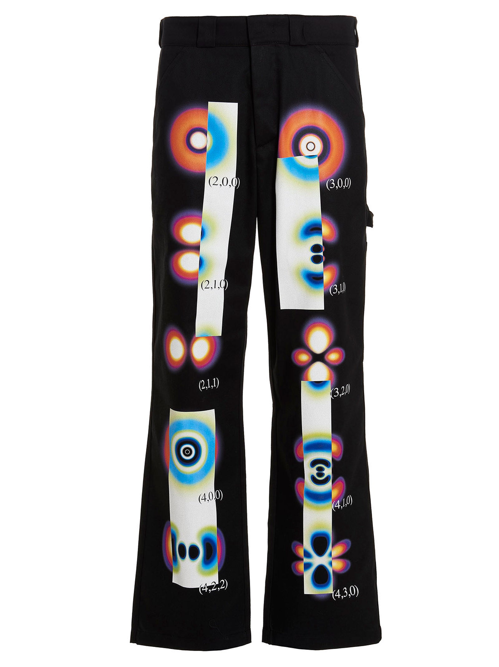 Hydrogen Wave pants Black Cotton