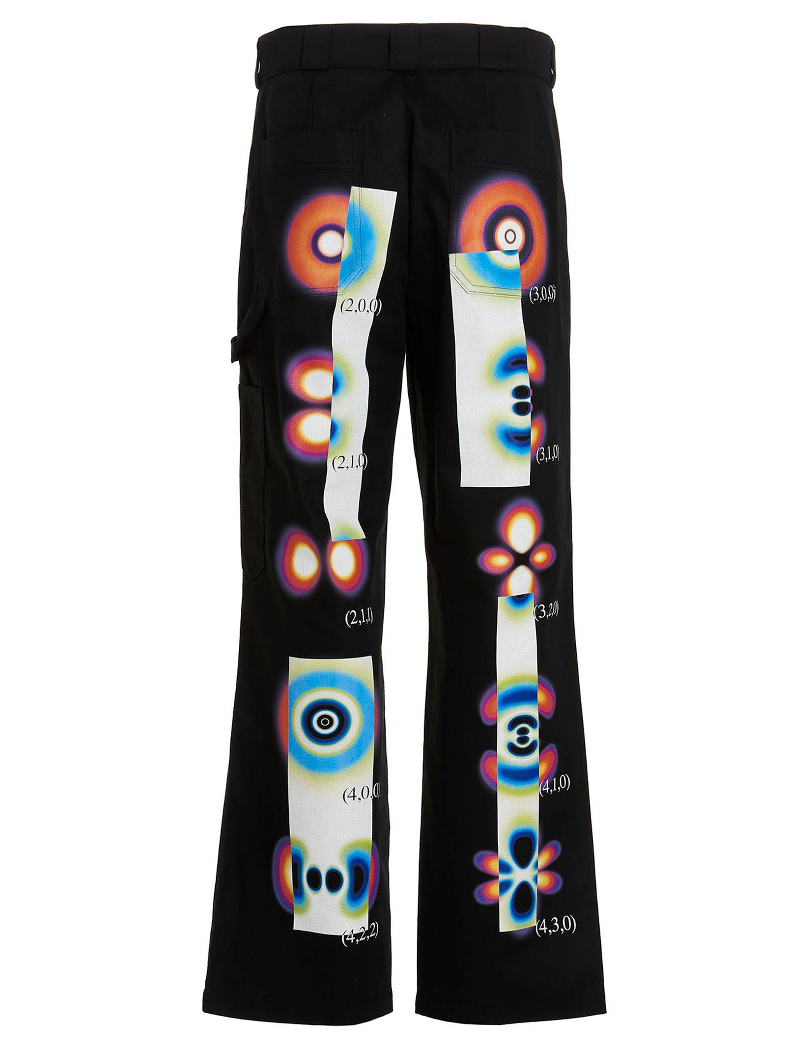 Hydrogen Wave pants Black Cotton