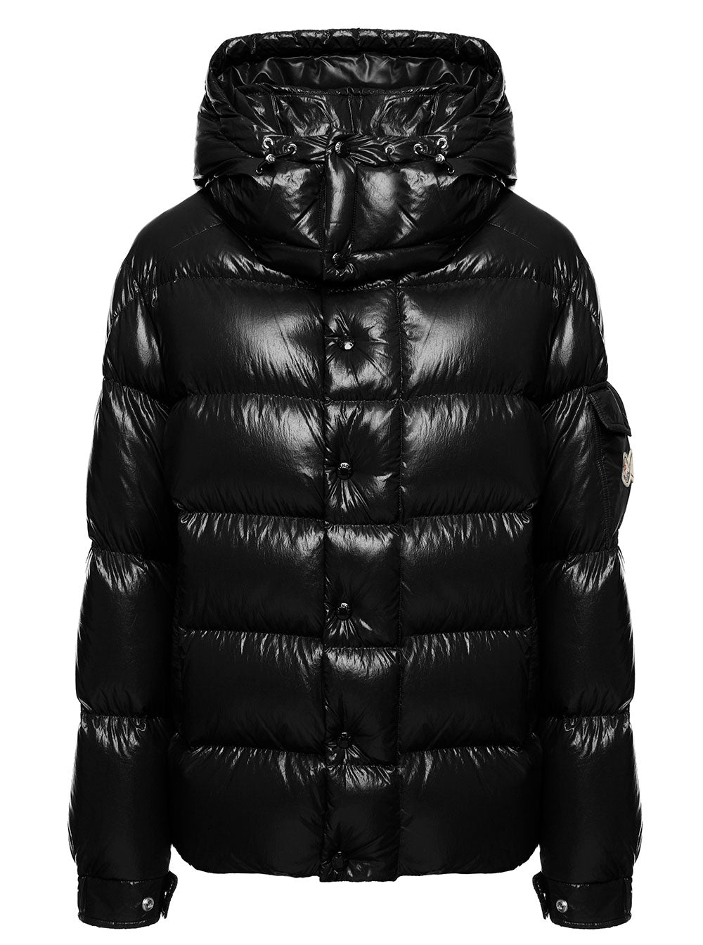 Black Moncler Maya 70 Short Down Jacket Woman