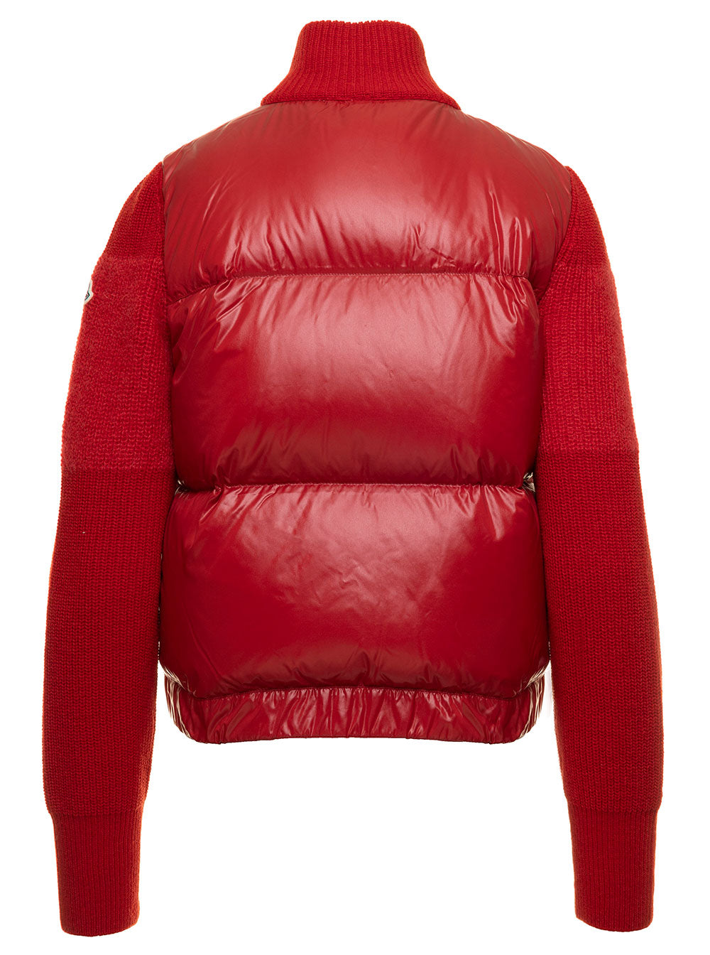 Mohair And Nylon Red Jersey