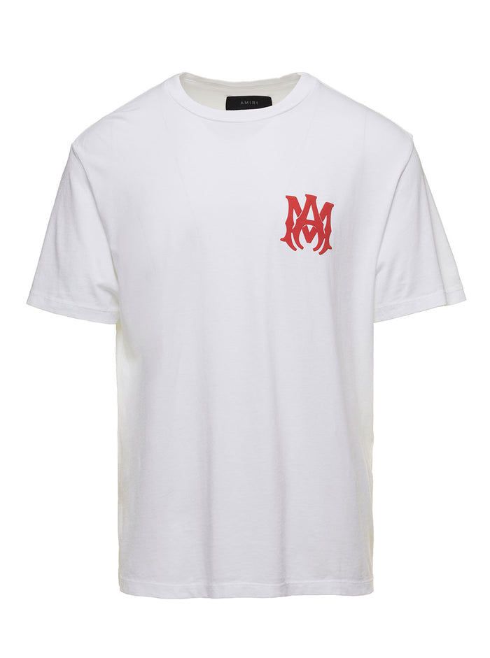 Ma Logo Tee White Cotton Tshirts And Polo Shirts