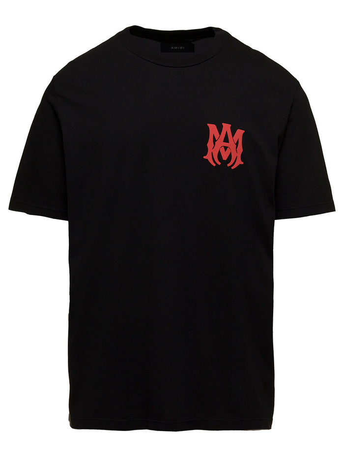 Ma Logo Tee Black Cotton Tshirts And Polo Shirts