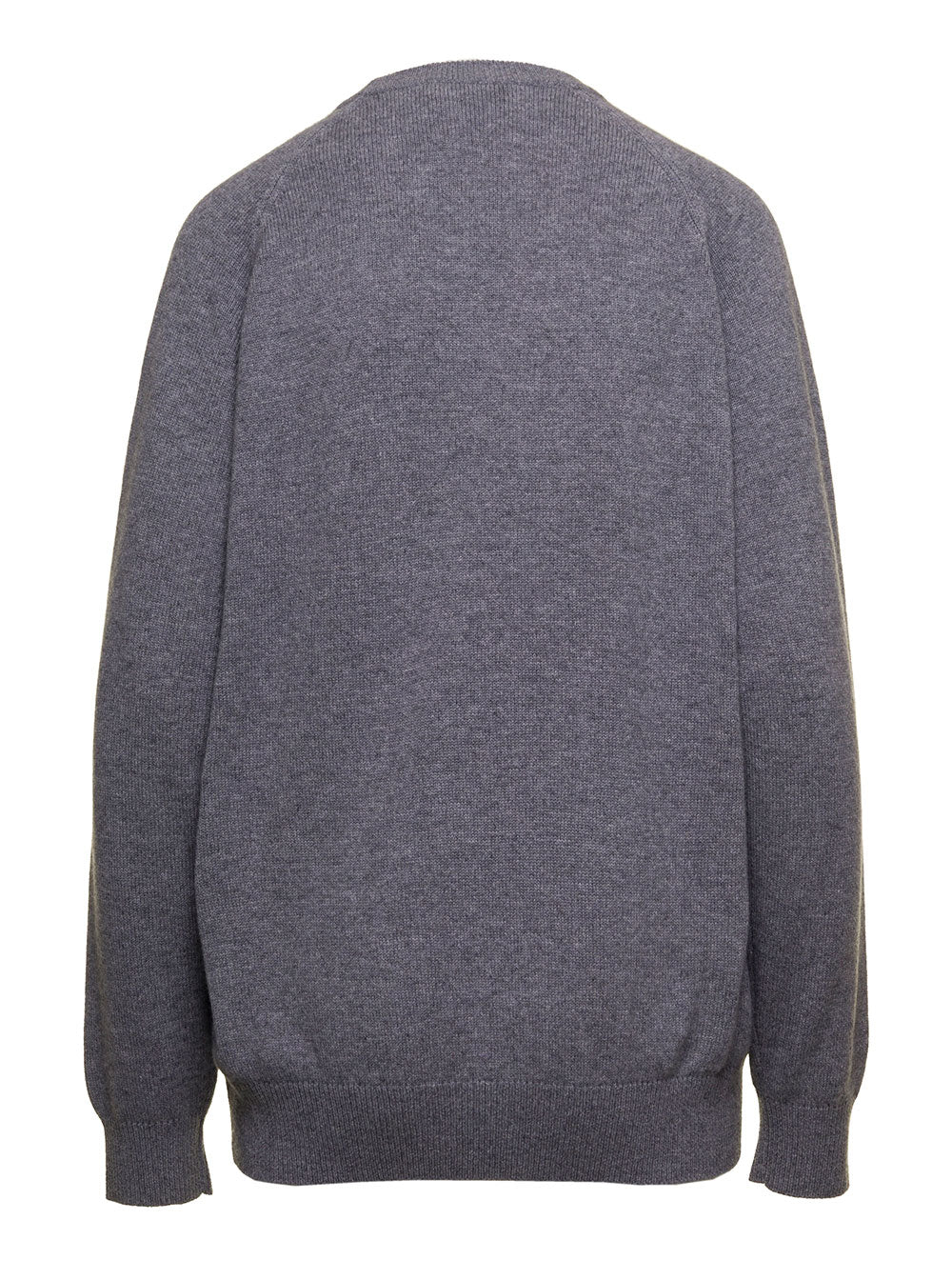 Grey Crewneck Sweater With 4 G Logo Cashmere Woman Givenchy Jersey