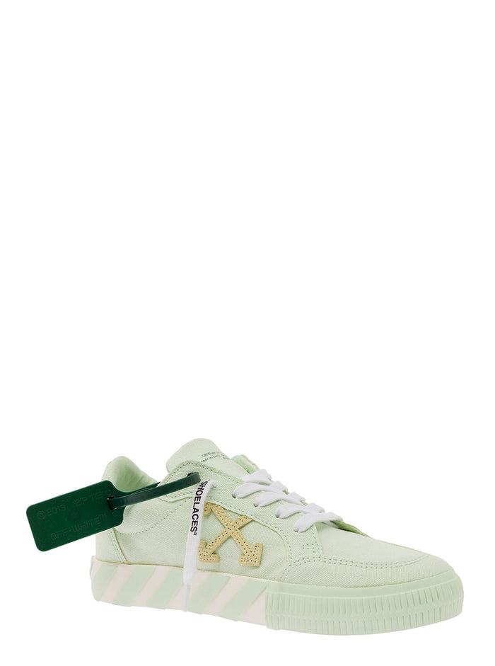 Low Canvas Vulcanized Sneaker White