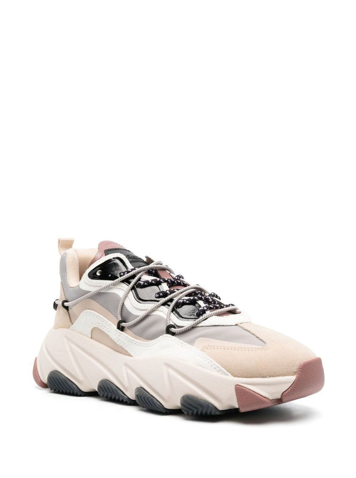Extra Sneaker Pink Calf Fabric Tpu Polyurethane