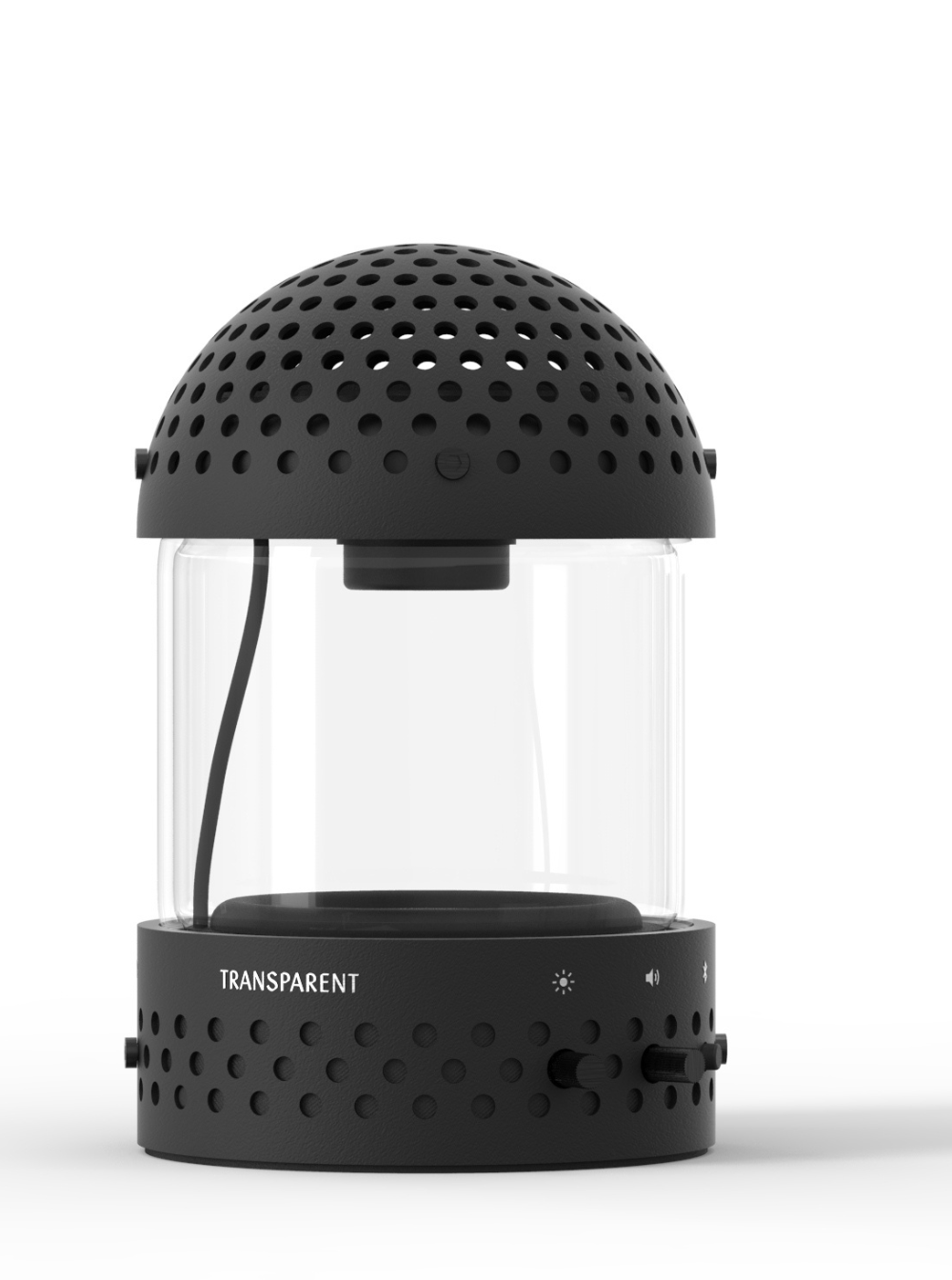Transparent Audio Light Speaker Bl Black Pronto Hi-tech